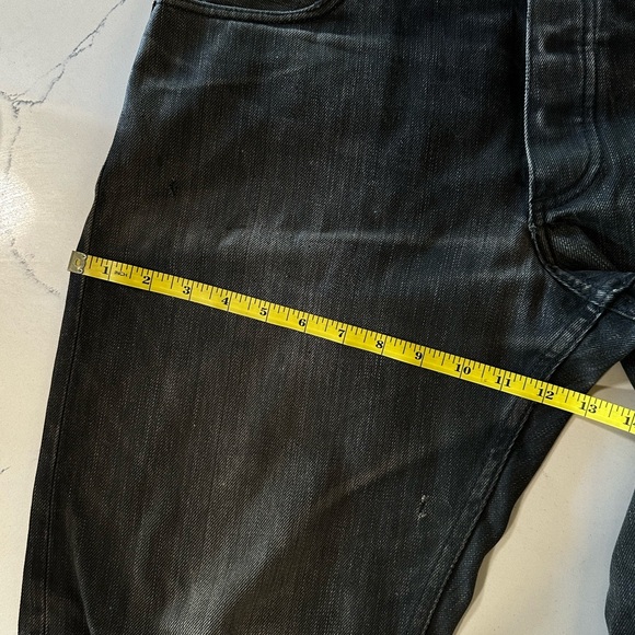 Left Field Black Selvedge Jeans - Picture 8 of 11